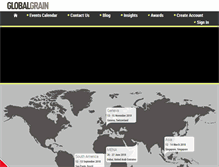 Tablet Screenshot of globalgrainevents.com